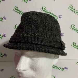 Vintage Goorin Bros. Fedora Hat Gidon Hamel Cap Woolrich Wool Gray X-Large XL